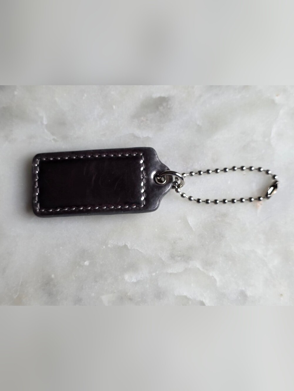 Coach Gunmetal Patent Leather Hangtag - Picture 2 of 4